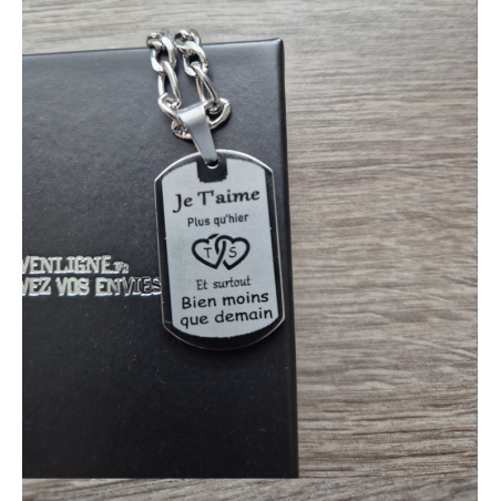 Pendentif homme saint valentin